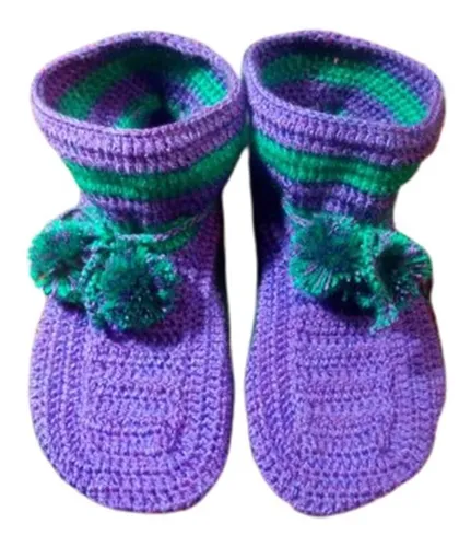 Botas Tejidas A Crochet Para Mujer MercadoLibre