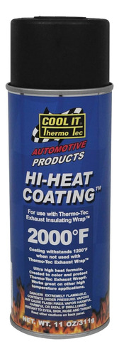 Recubrimiento De Alta Temperatura Negro Thermo Tec 1200...