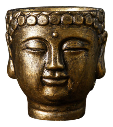 Macetero Con Cabeza De Buda, Macetero De Cemento, Maceta