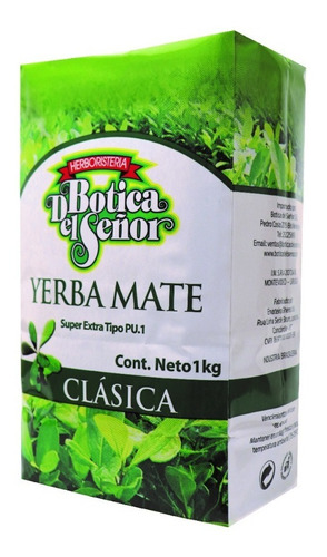 Yerba Mate Clásica 1 Kg Botica Del Señor