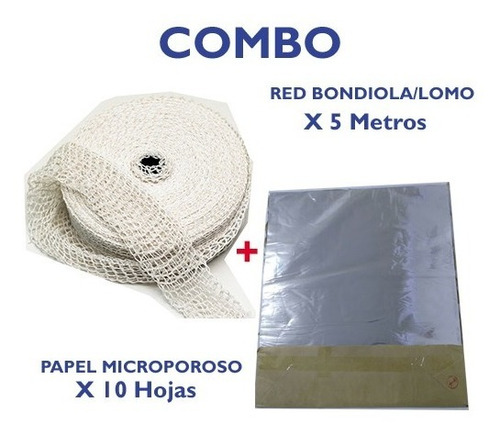 Kit Red De Bondiola X 5 Mts + Papel Microporoso 10 Hojas