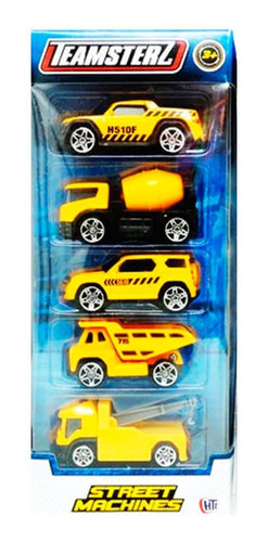 Teamsterz Autitos 5 Unidades Set Constructor