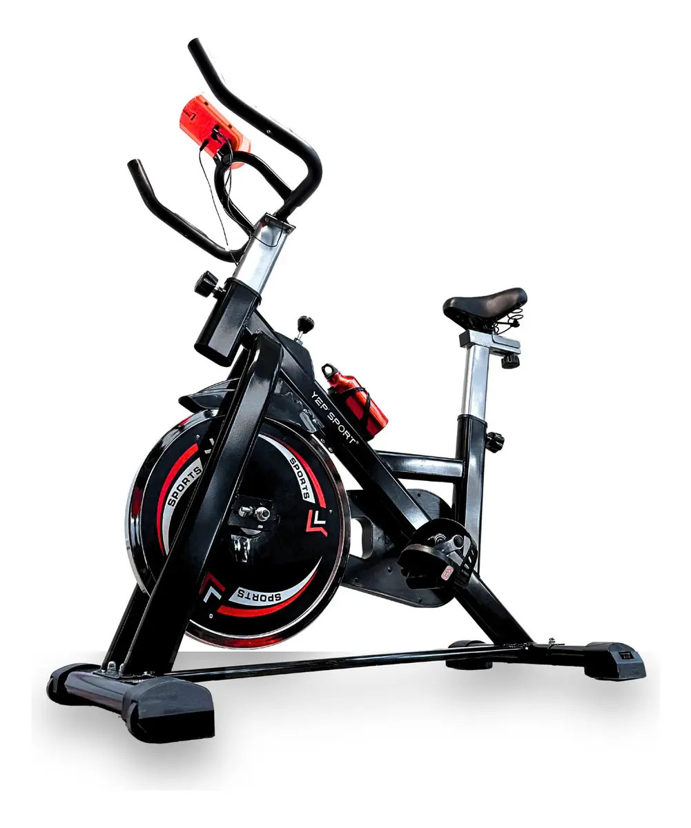 Bicicleta Spinning Rueda Inercia 13 Kg Yep1054 Negro