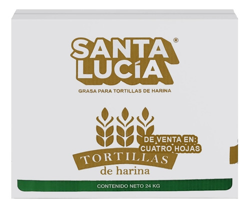 Manteca Para Tortilla De Trigo Santa Lucia 24 Kg