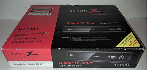 Caja Convertidor De Tv Digital Zenith Negro (Usado)