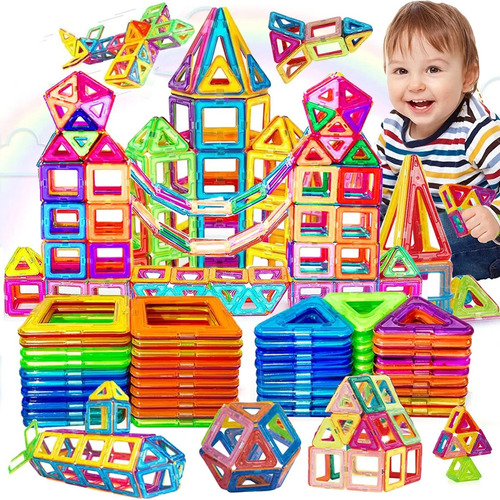 Bloques Magnéticos Juguete Construcción Infantil Niños 50pcs