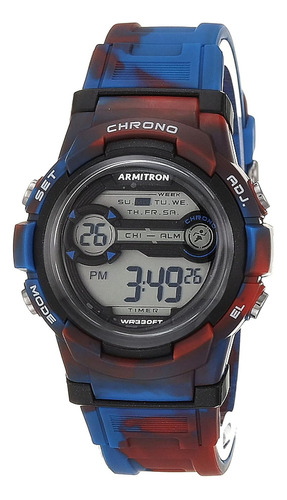 Next Unisex Digital Chronograph Resin Strap Watch, 45/7064