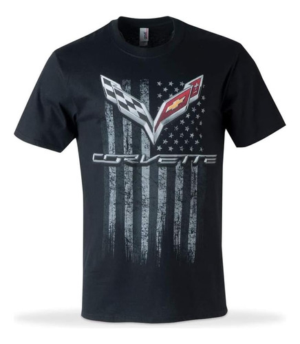 C7 Corvette American Legacy Playera Para Hombre (xl, Negro)