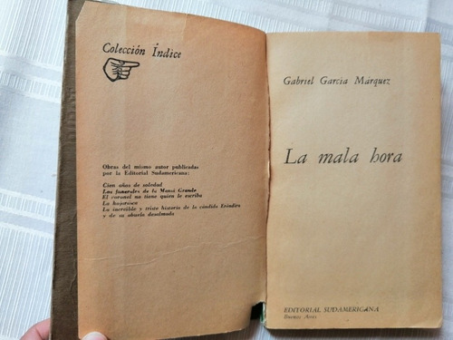 Libro La Mala Hora Gabriel García Márquez 