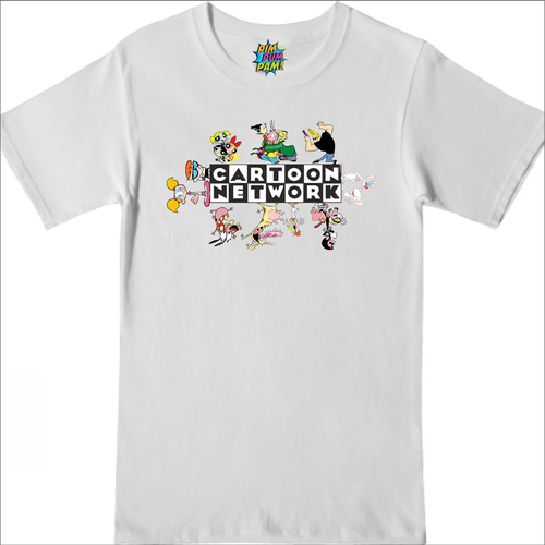 Remera Blanca Estampada De Cartoon Network