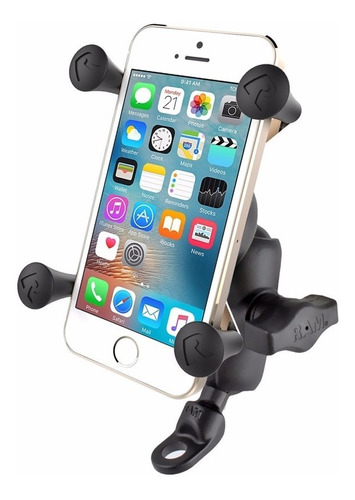 Soporte Ram Mount P/ Espejo Moto Celular iPhone 11 X 8 S8 LG