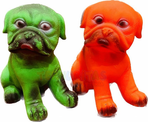 Perro Bulldog Chifle Muñeco Juguete Divertido Color Bebe Sc