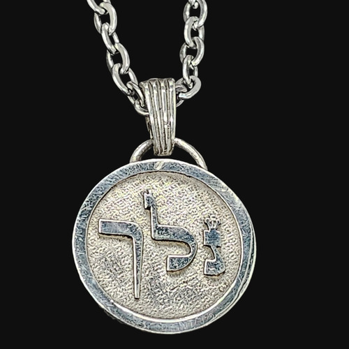 Dije Kabbalah Erradicar Plagas Jaf Lamed Nun Plata Art 1613