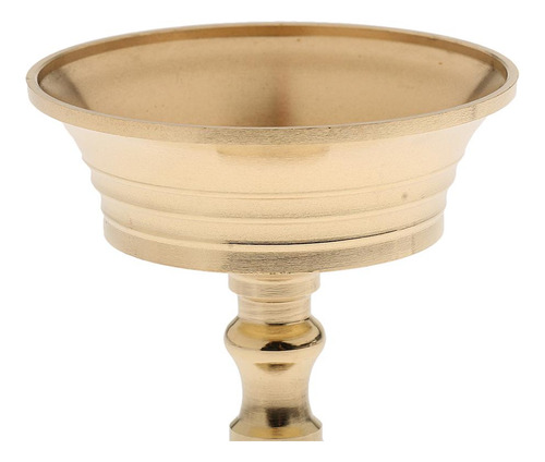 Titular Budista Ghee Lamp Holder Latón Aceite Lámpara