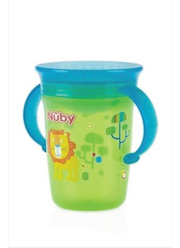 Vaso Nuby Wonder 360 Con Asa 240 Ml Bebe Antiderrame