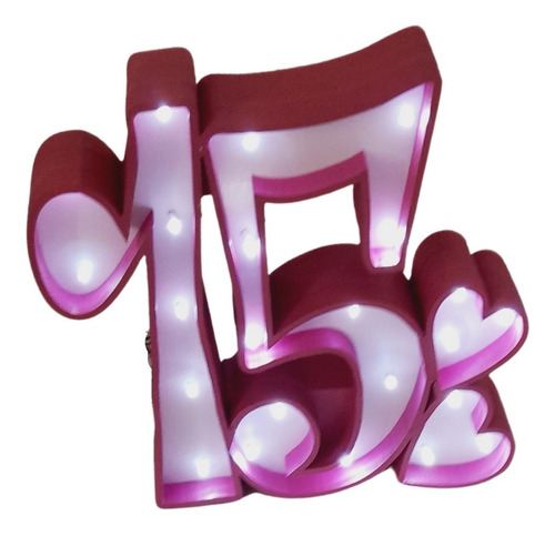 Imagen 7 de 10 de Combo Nombre + Numero Iluminados Pintados Tu Nombre Importa