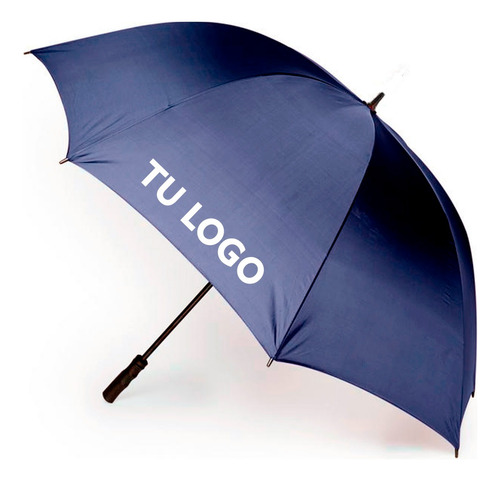 5 Paraguas Gigantes Wind Proof Personalizados Logo 1 Gajo