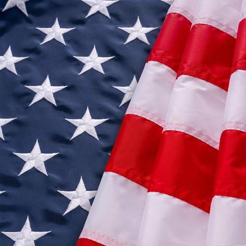 Banderas Americanas Para Exteriores De 3 X 5 Pies, Hogardeck