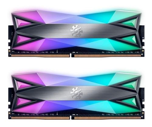 Imagem 3 de 3 de Memória Xpg Spectrix D60g Rgb 16gb (2x8gb) 3200mhz Ddr4