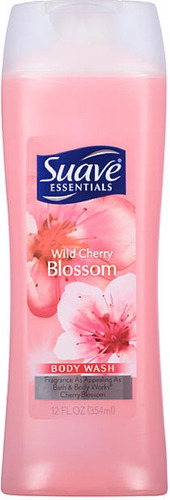 Suave Essentials Lavado Del Cuerpo Wild Cherry Blossom 12 Oz