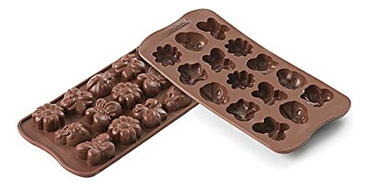 Molde Fácil De Silicona Silikomart Para Chocolate, Springlif