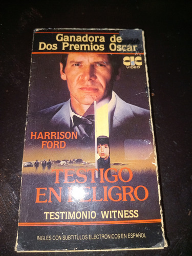 Testigo En Peligro!!en Vhs Clásico Suspenso H,ford!! (Usado)