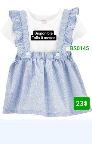 Conjunto Blusa Falda Para Bebé Recien Nacida Bs0145