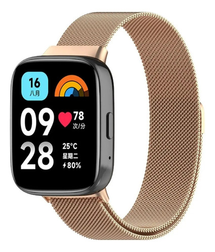 Correa Milanese Iman Para Redmi Watch 3 Active