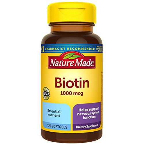 Nature Made Biotin 1000 Mcg, Suplemento Dietético Qqqcd