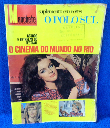 Manchete O Cinema Do Mundo No Rio Revista  Frete 20,00