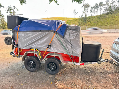 Carreta Trucada Fazendinha Com Lona Fechada, Uso Diverso