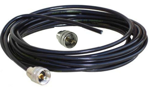 Cabo Coaxial Rg58 Data Link Py Px 2 Conector 5,6 Metros Ap06