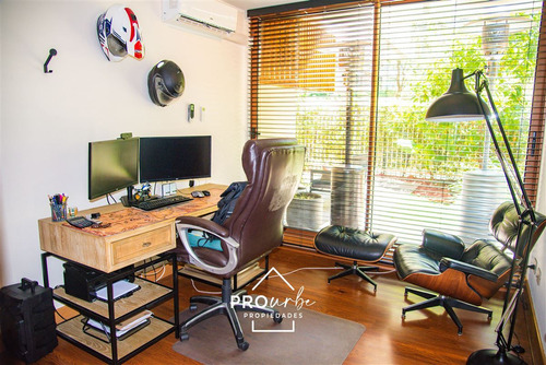 Departamento En Venta De 3 Dorm. Con Jardin En Las Condes