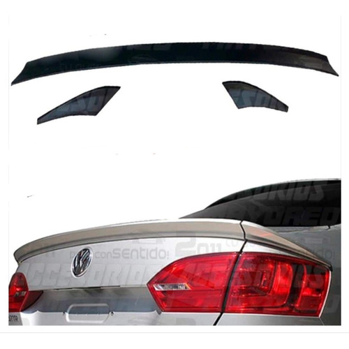 Spoiler Aleron Cajuela Jetta Mk6 3 Pzas Plastico