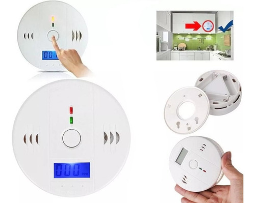 Imagen 3 de 7 de Alarma Detector Humo Monoxido Carbono