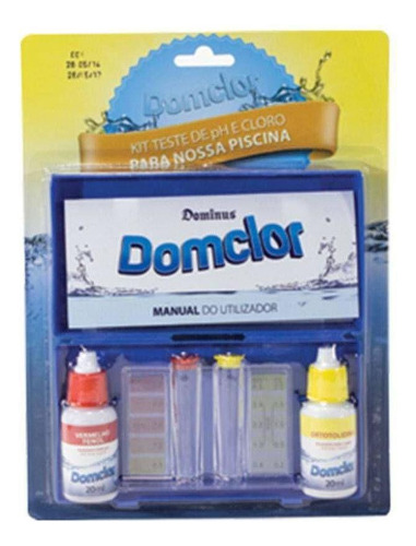 Estojo Teste De Ph E Cloro Domclor - Dominus