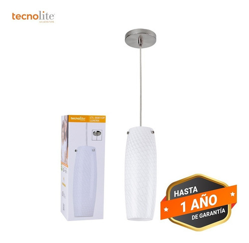 Lámpara Colgante Cristal Opalino 15w 100 V-240 V