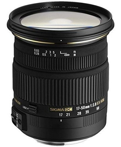 Sigma 17-50 Mm F /2.8  Lente De Zoom