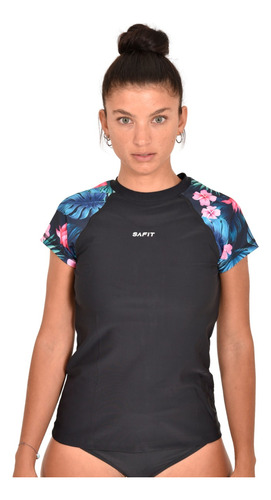 Remera Proteccion Mujer Cloro Friendly Filtro Uv 50 Safit