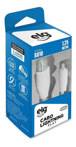 Imagem 3 de 5 de Cabo iPhone Usb 1,25m Recarga E Sincronização S810 Original