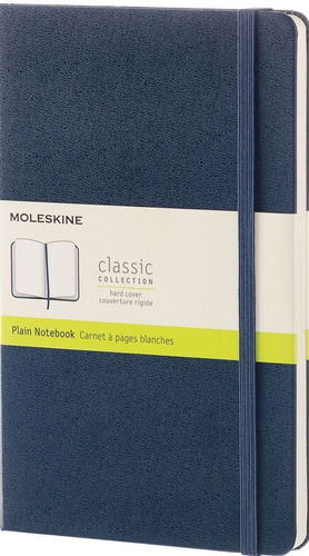 Cuaderno Clasico (grande, Azul, Lisa)