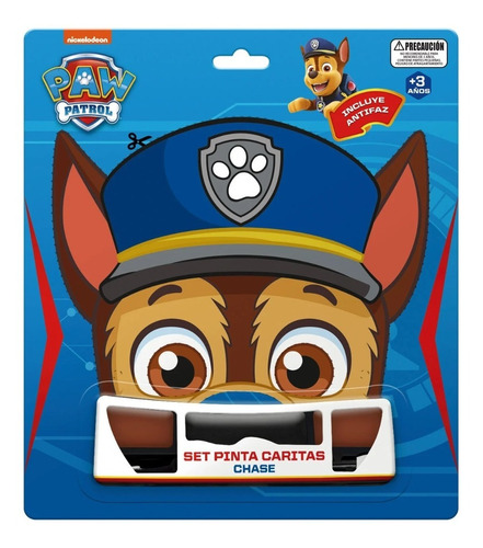 Set Pinta Caritas - Antifaz Chase - Paw Patrol - Spin Master