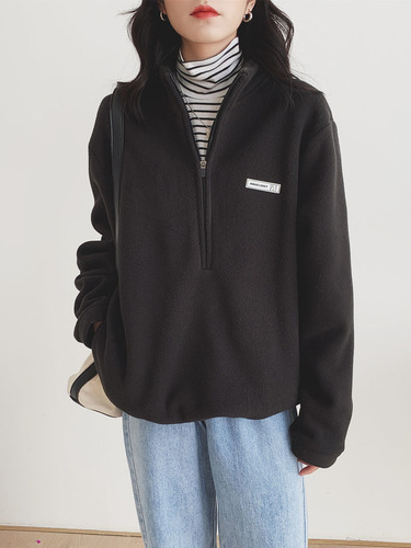 Sudadera Hoodie Mujer Forro Polar Más Terciopelo Con Cierre