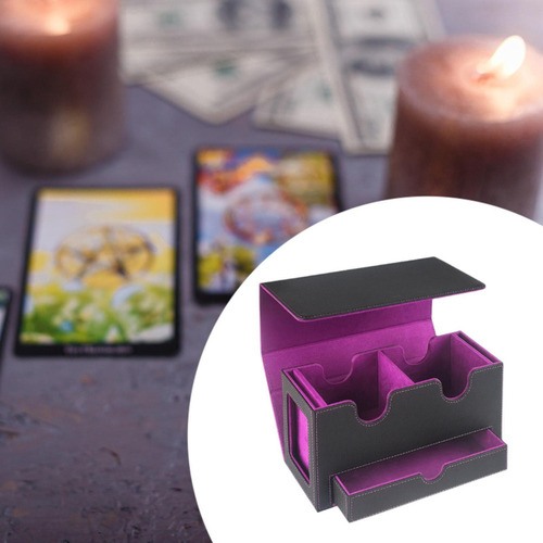 Caja De Baraja De Cartas Caja De Púrpura