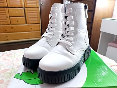 Zapatillas blancas mujer platanitos hot sale