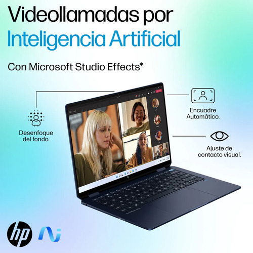 Notebook HP OmniBook Ultra Flip 14 Next Gen AI 14-fh0000la Intel Core Ultra 7 32gb Ram 1tb SSD Windows 11 Home