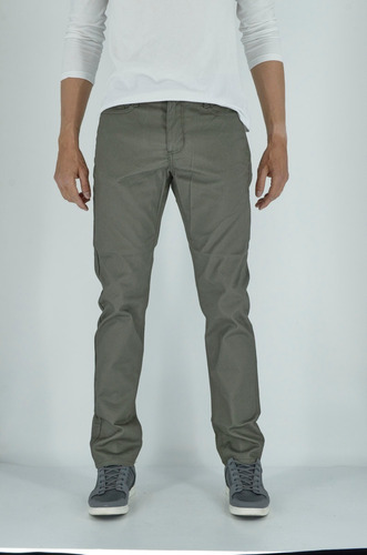 Lee Pantalón Gabardina Slim Fit 01109 Gt04 Gris Cab