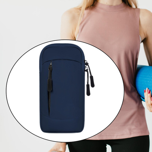 Bolsa De Brazo De Teléfono Inteligente De Azul Oscuro