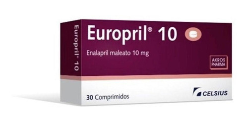 Europril 10 Mgs X 30 Comprimidos | Enalapril