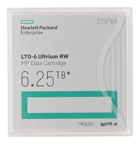 Cintas De Respaldo Hp Lto6 Lto-6 C7976a Cartucho De Datos